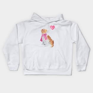 Watercolour Jack Russell Terrier Kids Hoodie